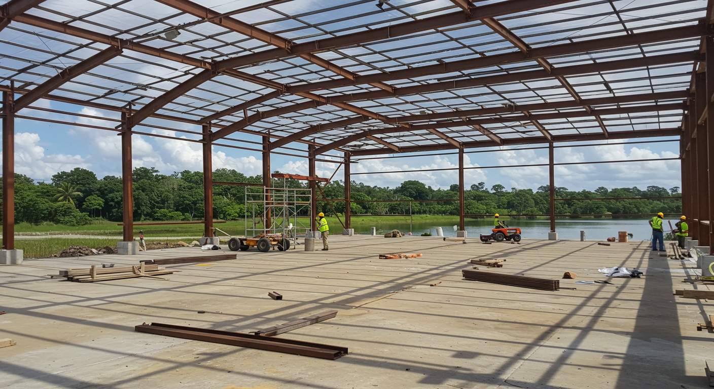 Технологии сборки ангаров без применения сварки