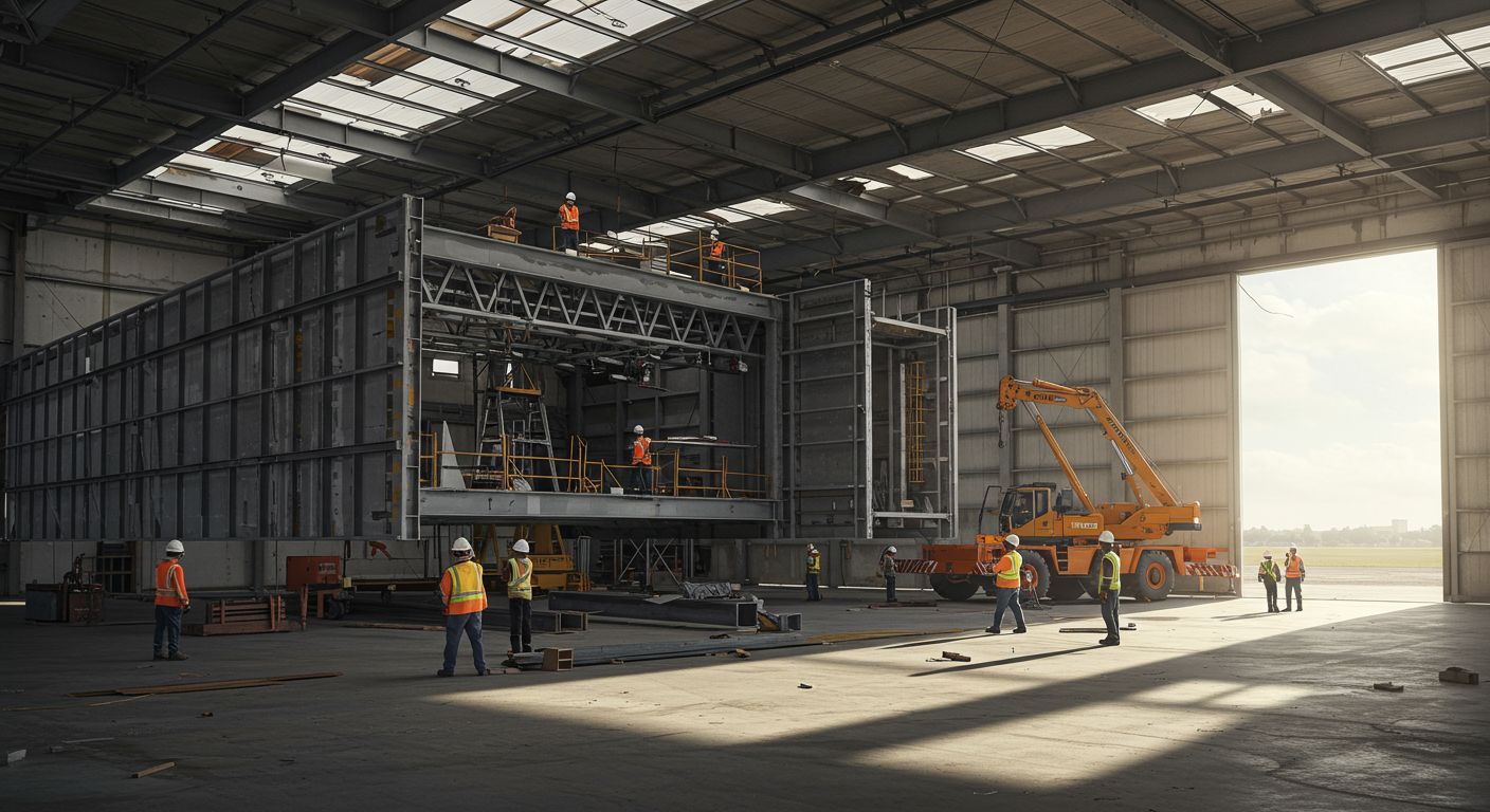 Преимущества модульных систем при строительстве ангаров