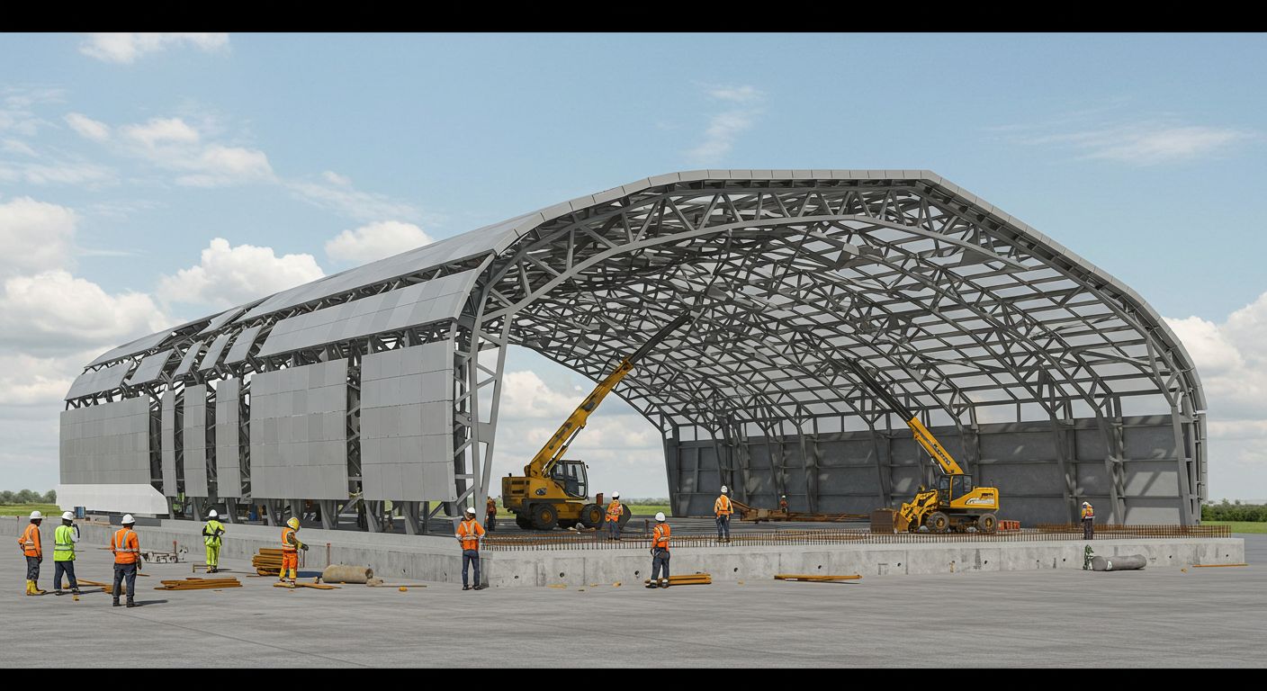 Выбор формы ангара для бизнеса