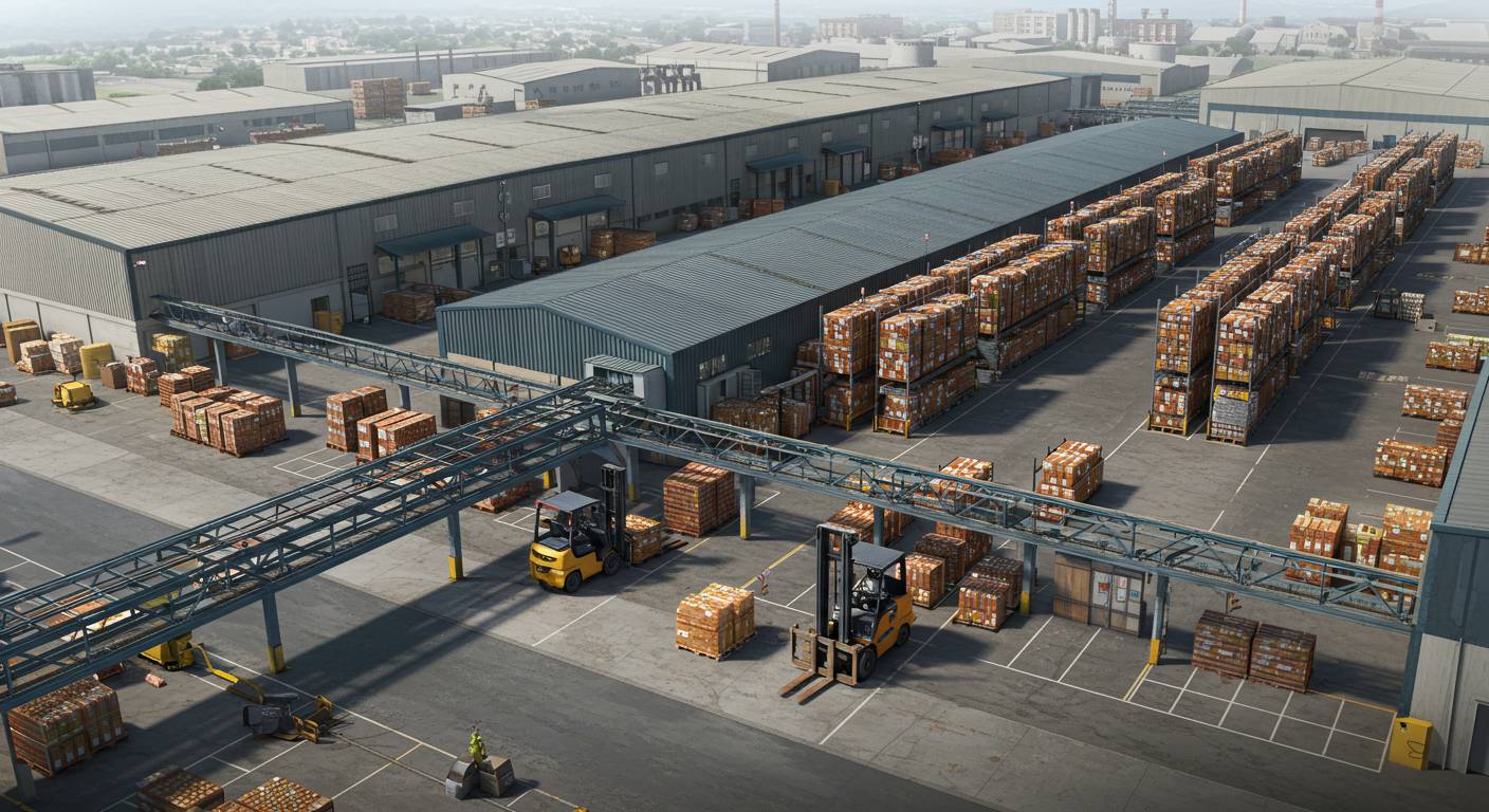 Монтаж складов для пищевой промышленности