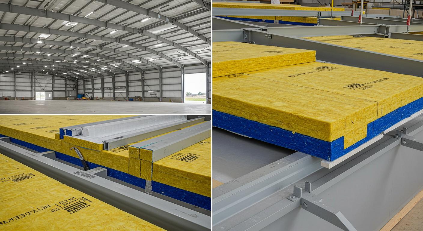 Современные материалы для утепления ангаров