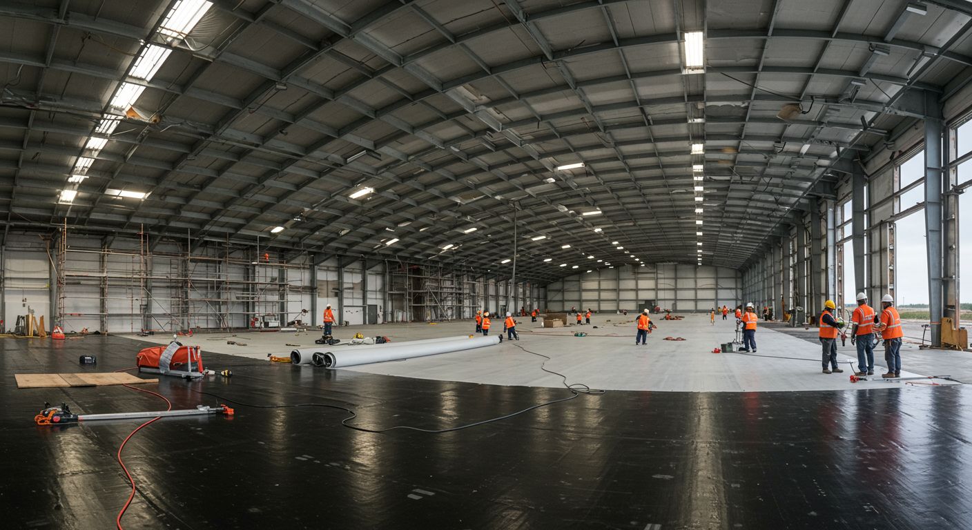 Гидроизоляция ангаров Гидроизоляция ангара