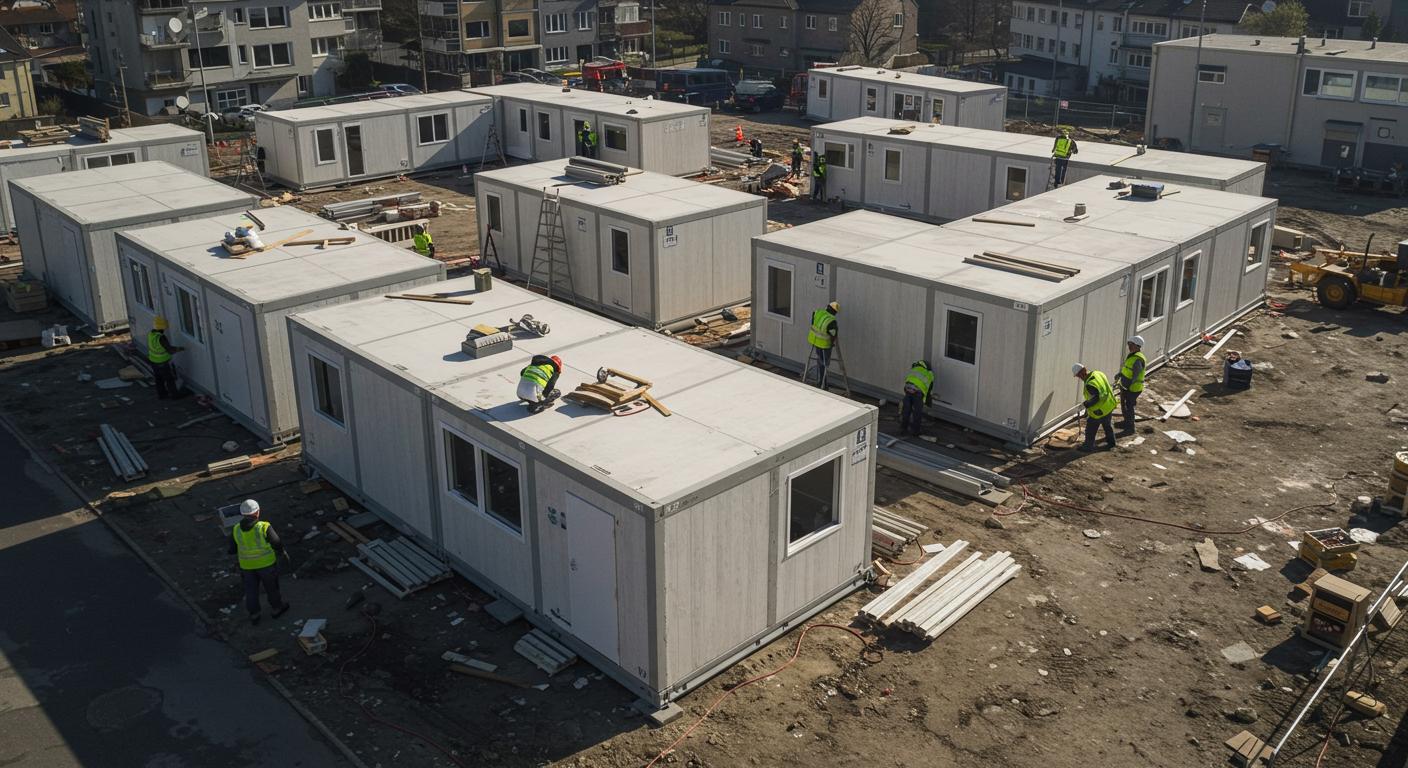 Строительство квадратных медицинских модульных зданий