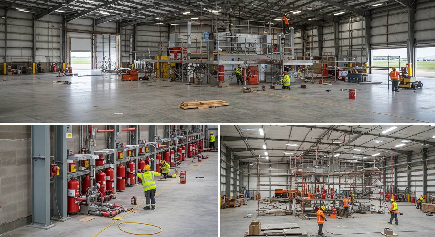 Пожарная безопасность в ангарах