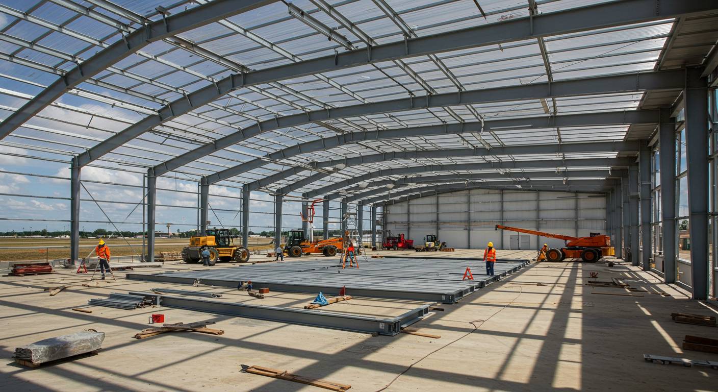 Как рассчитать высоту ангара для производственных нужд