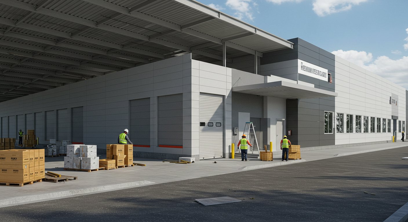 Монтаж складов премиум класса для фармацевтики