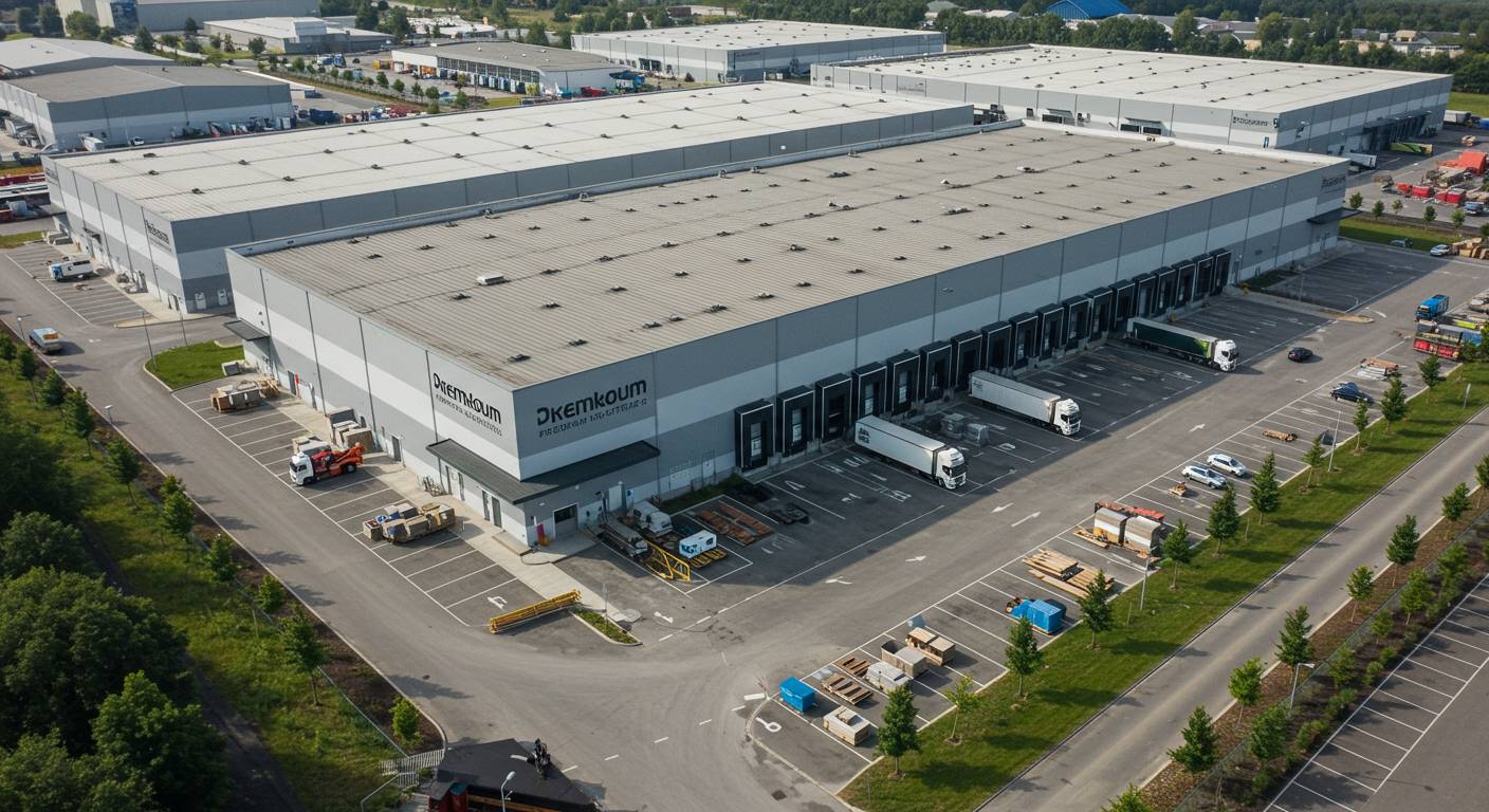 Монтаж складов стандартного качества для логистики