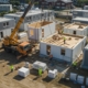Строительство средних модульных жилых зданий