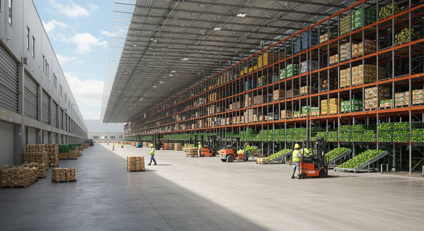 Монтаж складов для хранения товаров для торговли