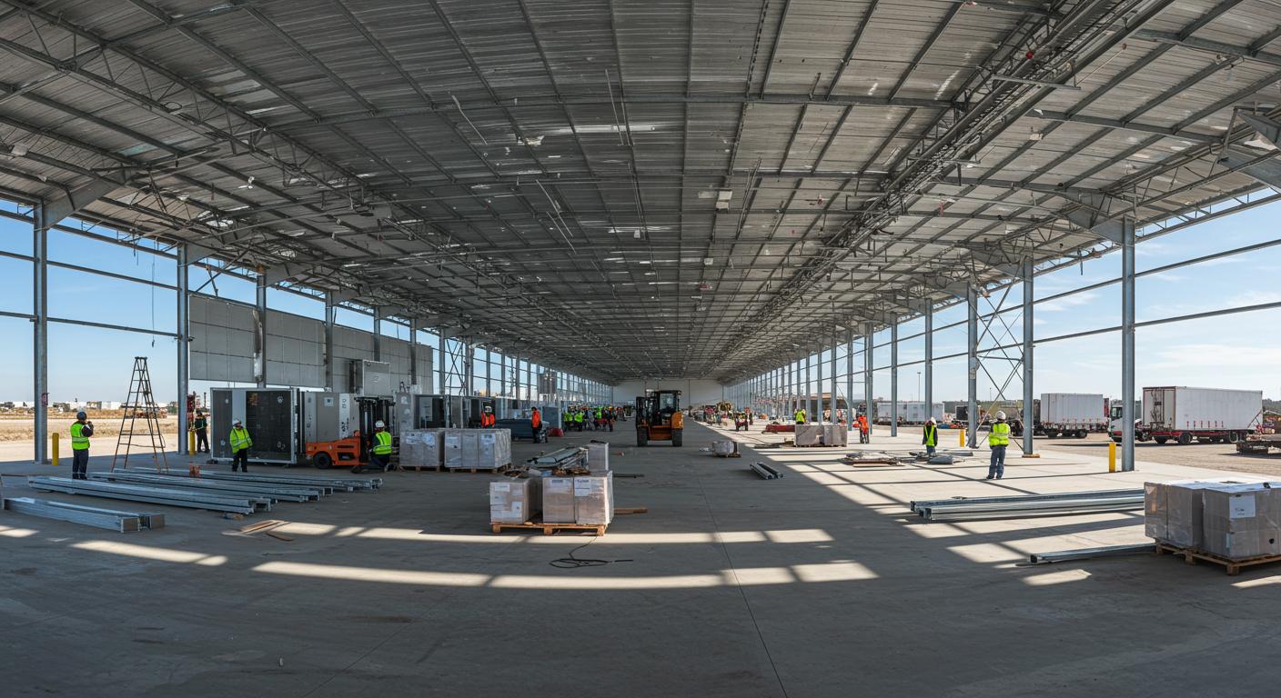 Монтаж автоматизированных складов для промышленности