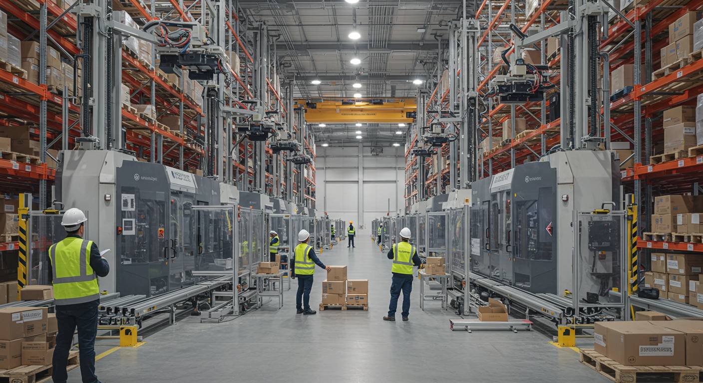 Автоматизированный промышленный склад