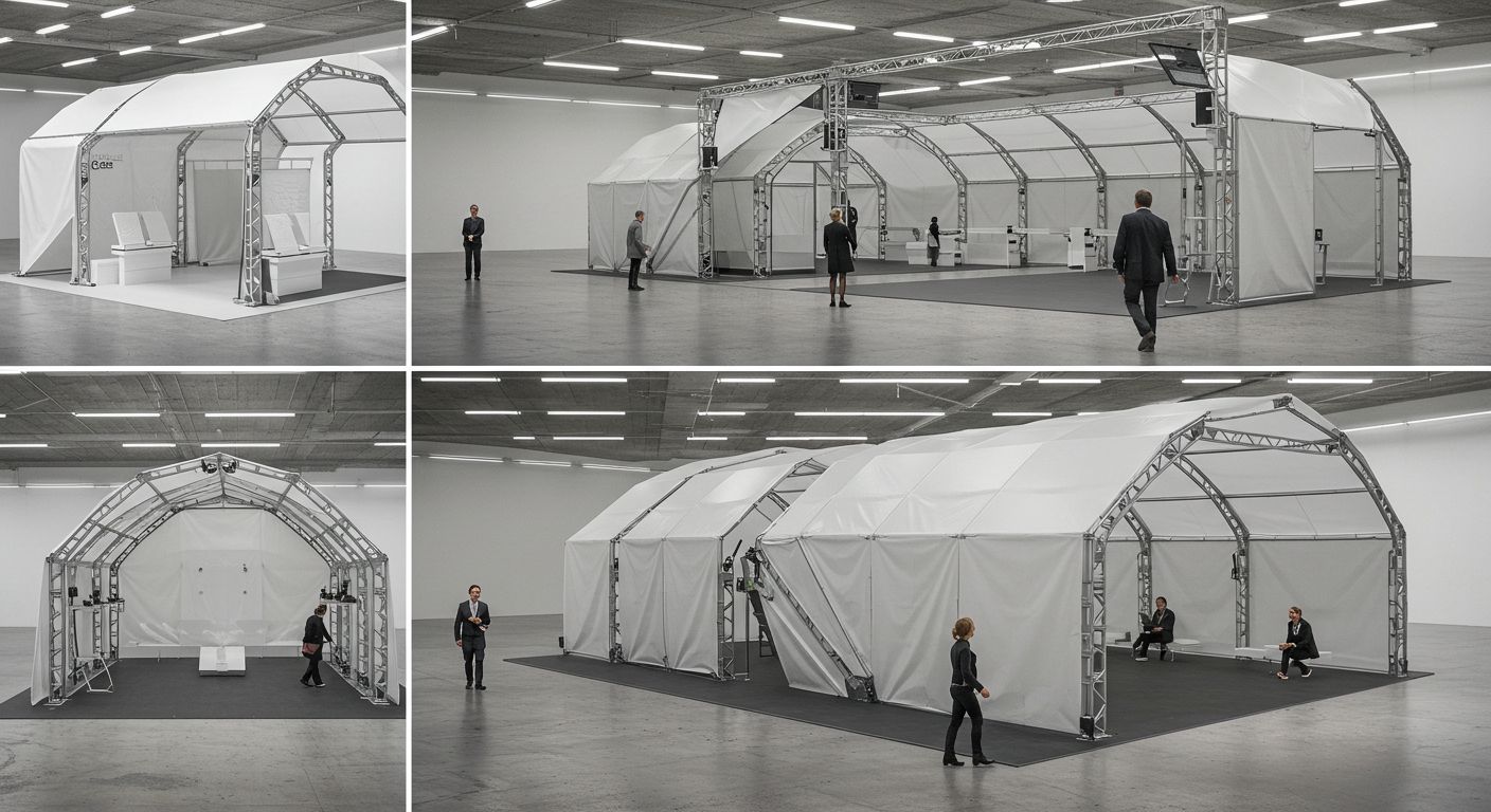 Разборный ангар для выставочных комплексов