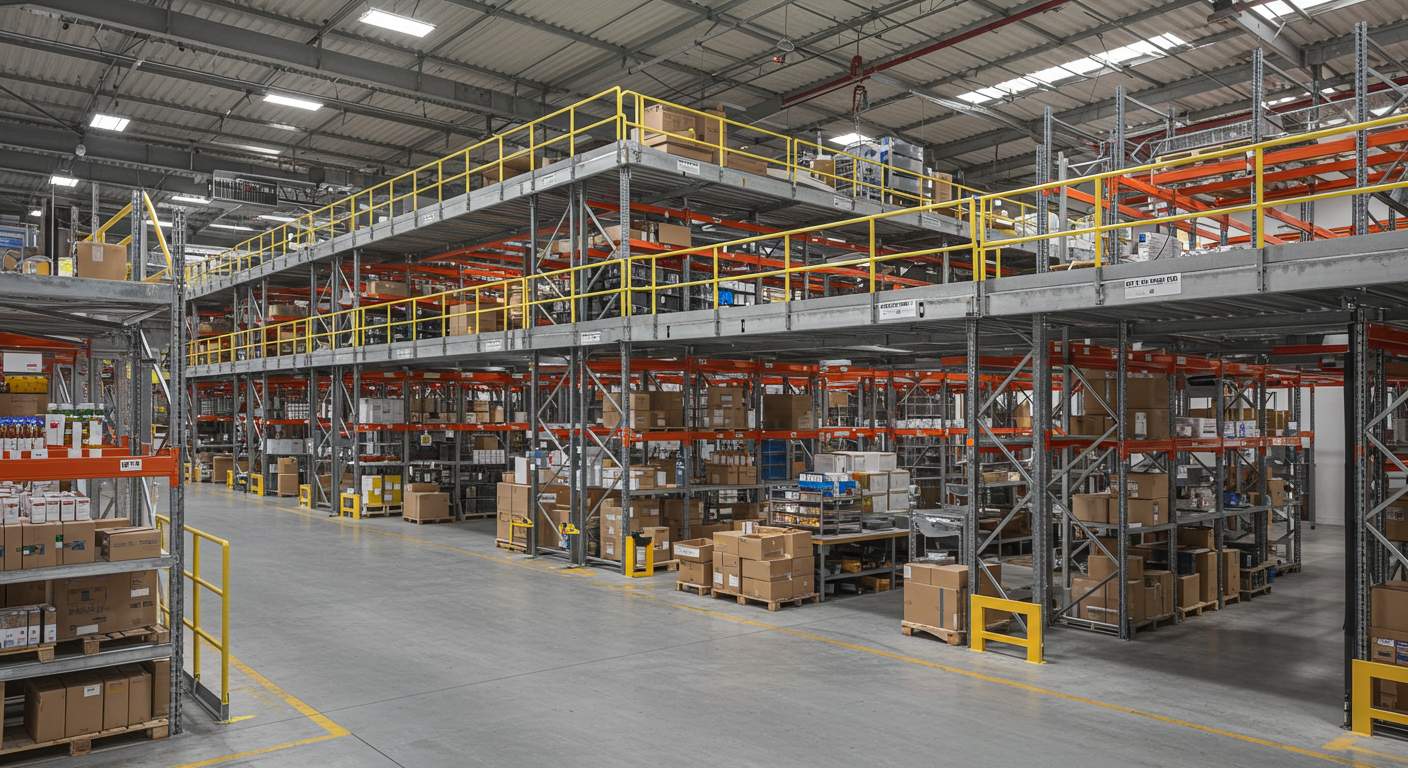 Монтаж складов с зоной погрузки и разгрузки для торговли