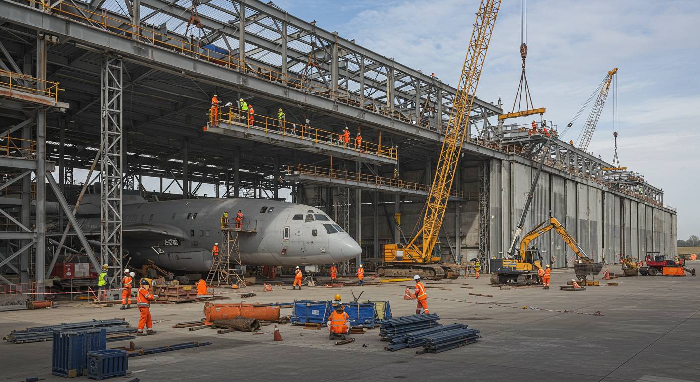 Строительство ангаров для ремонта авиационной техники