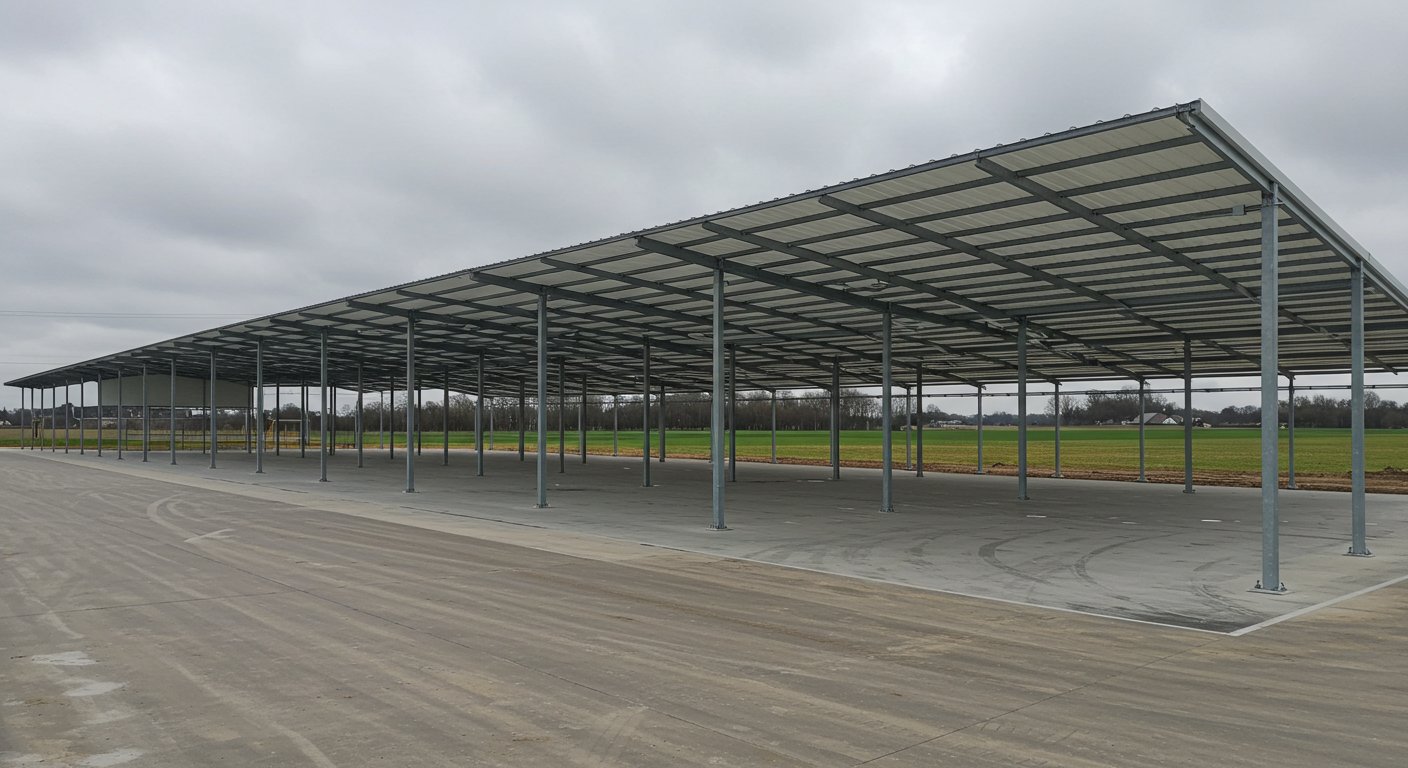 Монтаж ангаров с улучшенными защитными покрытиями для агропромышленных комплексов