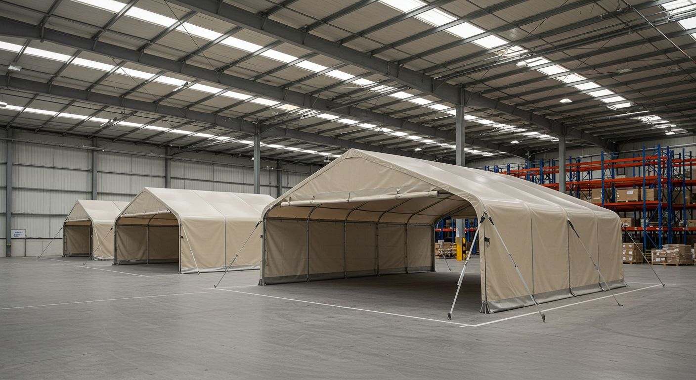 Проектирование тентового ангара для склада Тентовый ангар для складского комплекса