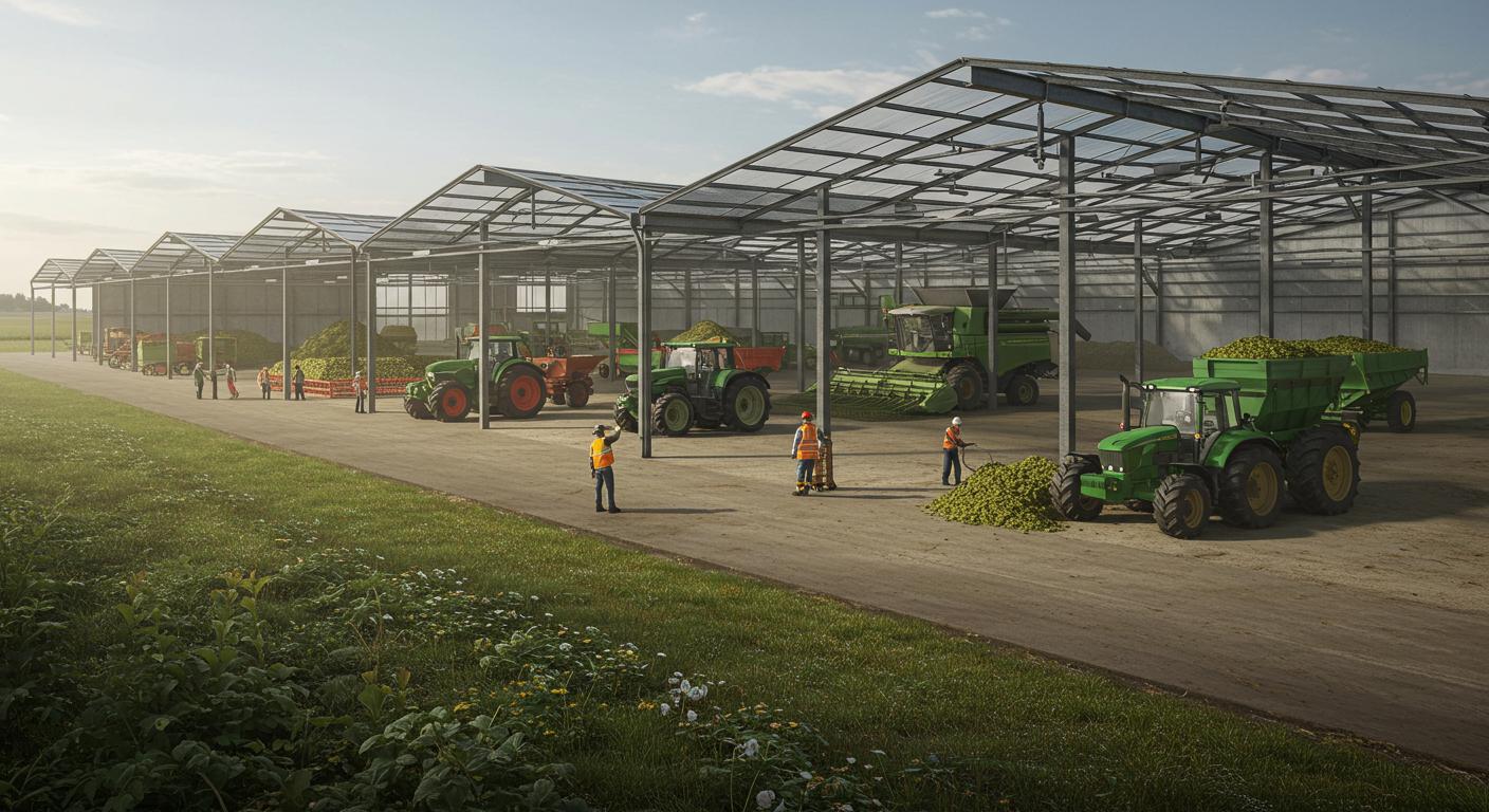 Применение ангаров в агропроме Ангар для агропромышленного комплекса