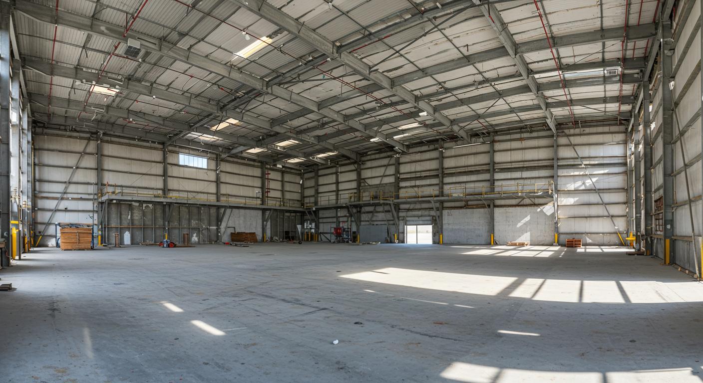 Внутренняя планировка ангара