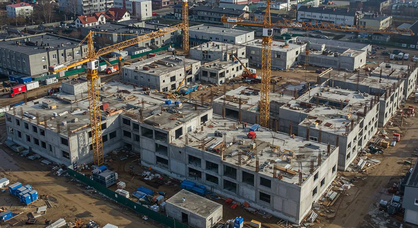 Строительство быстровозводимых зданий масштабных объектов