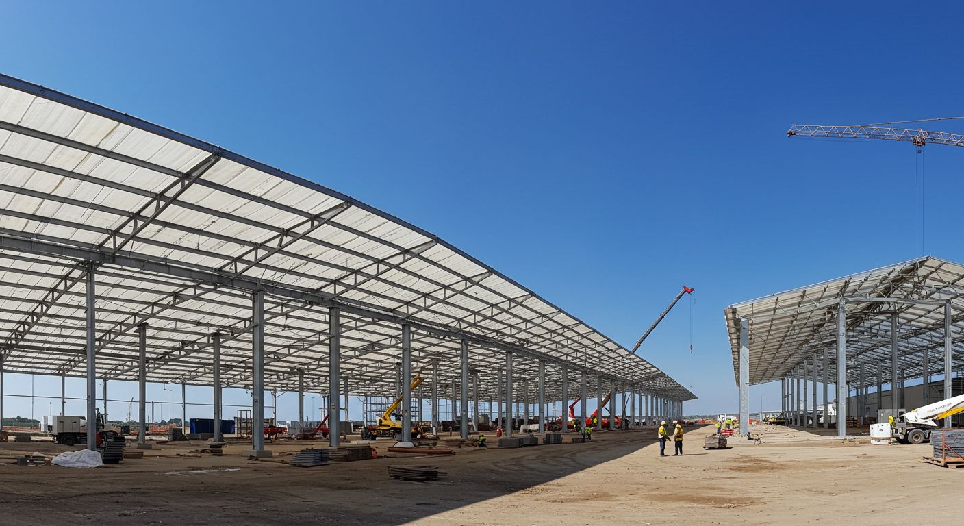 Использование современных материалов для крыши ангара Современные материалы для покрытия ангара