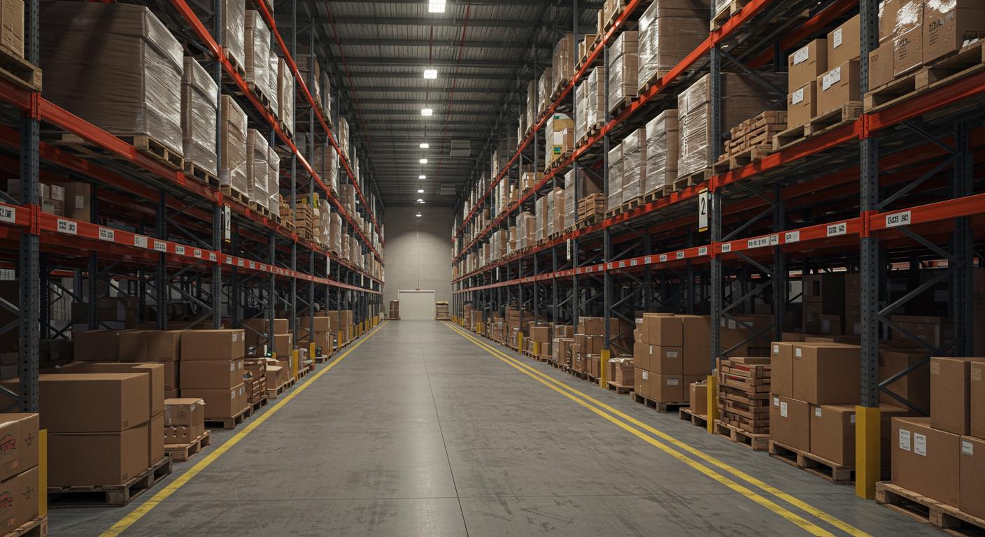 Монтаж склада премиум класса Склад премиум класса в процессе строительства