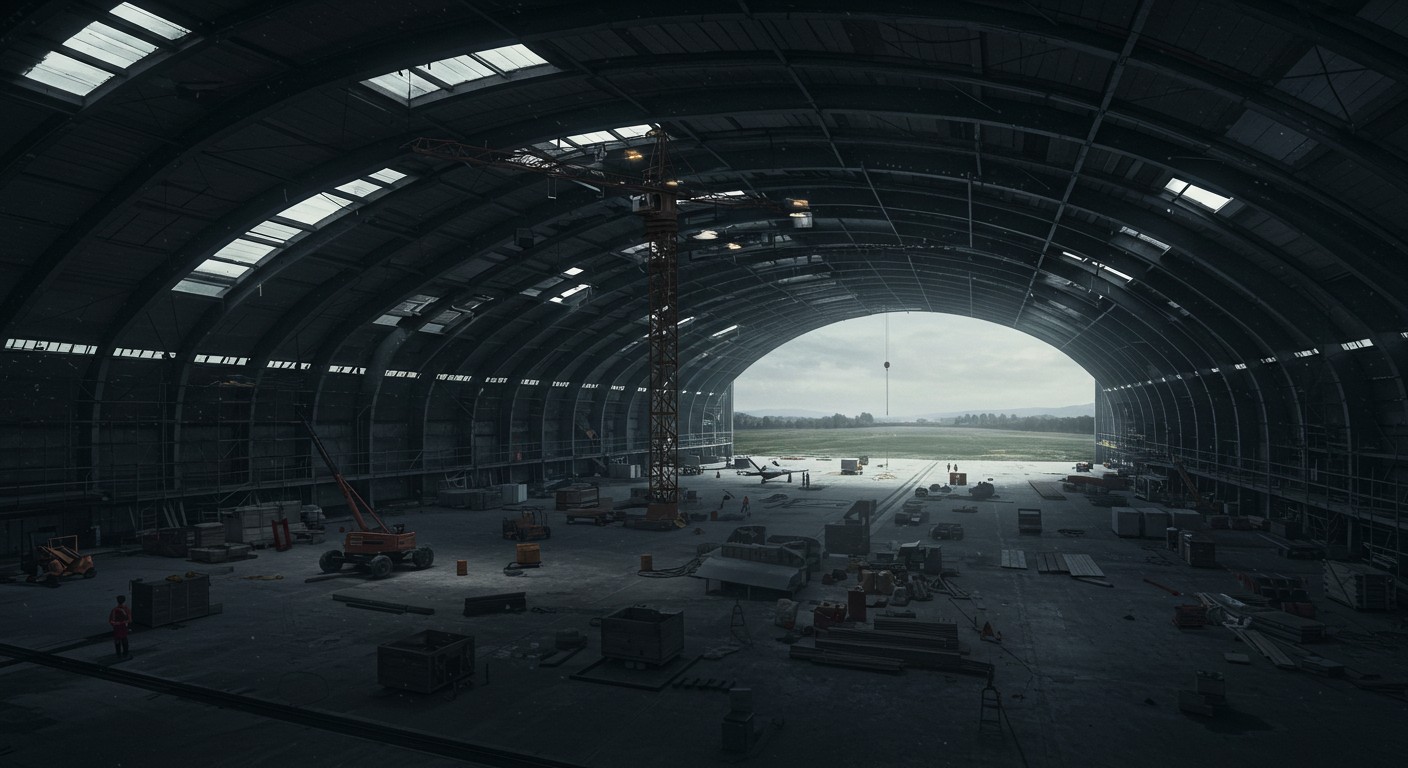 Конструктивные особенности арочных ангаров