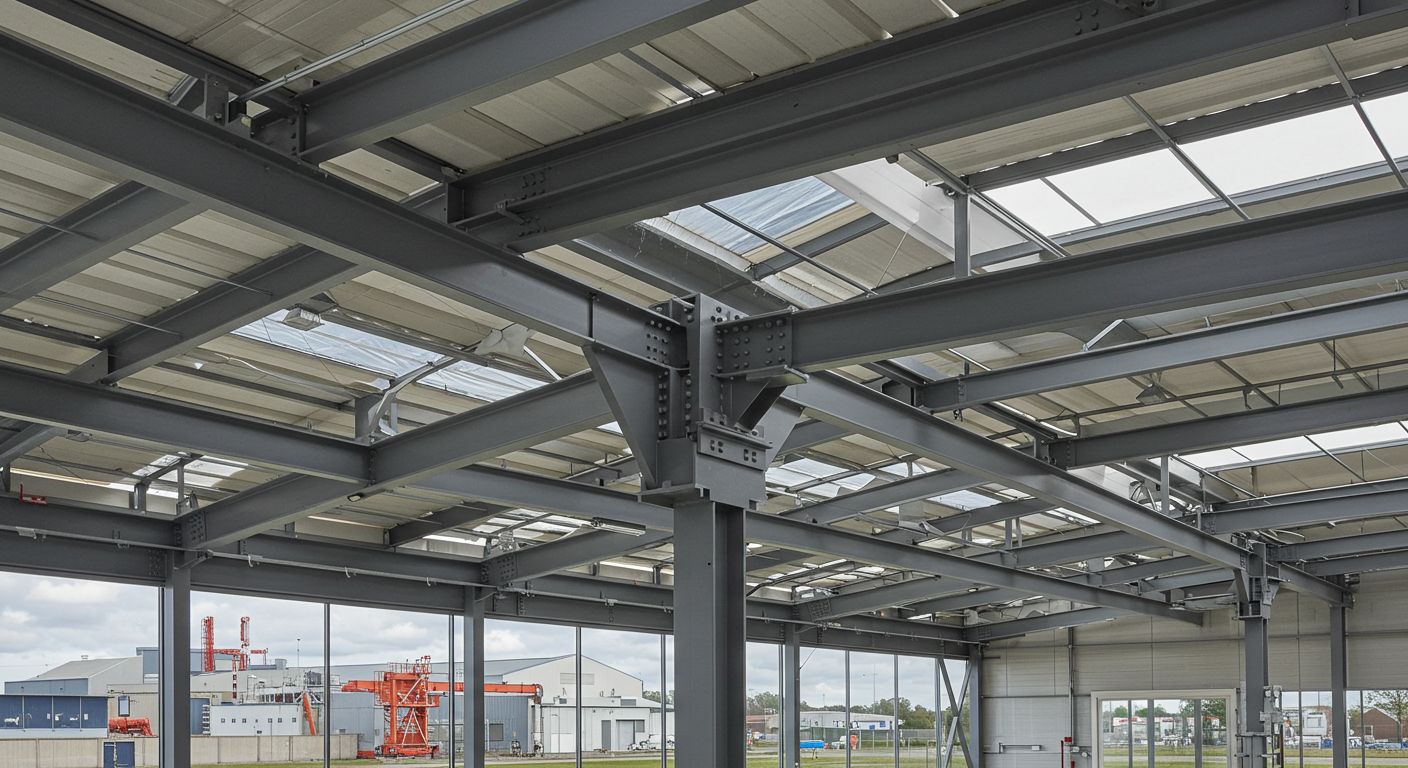 Монтаж ангаров с комбинированными материалами для производственных помещений
