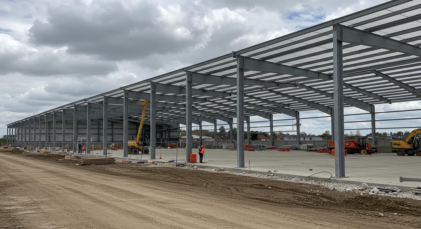 Ангар для хранения сельскохозяйственной техники Ангар для сельхозтехники