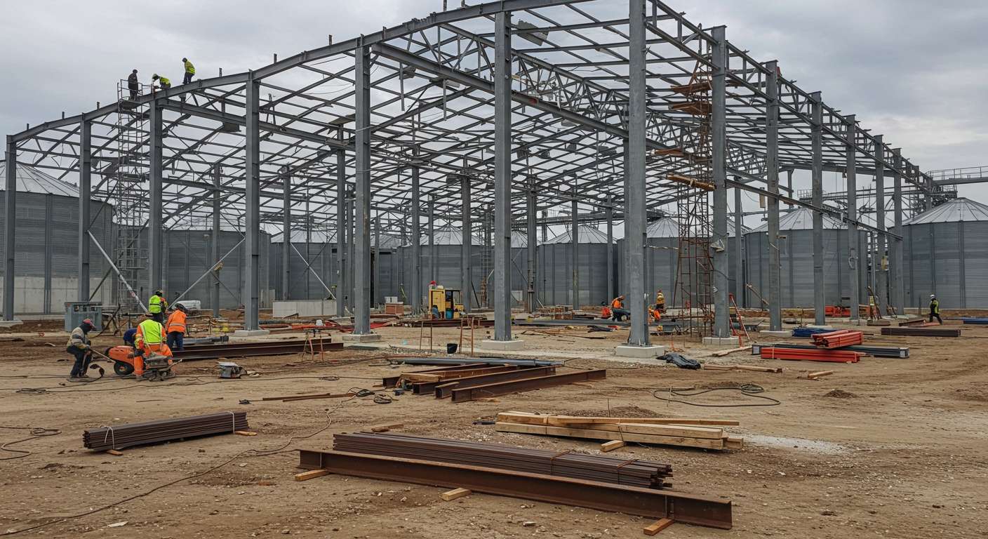 Ангар для хранения зерна